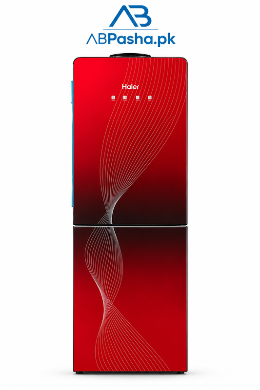 Haier Water Dispenser HDR TC2C1GR PK Hot & Cold 2 Tap with 22L Refrigerator