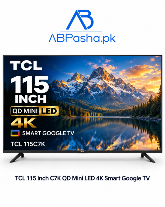 TCL 115 Inch C7K QD Mini LED 4K Smart Google TV 115C7K