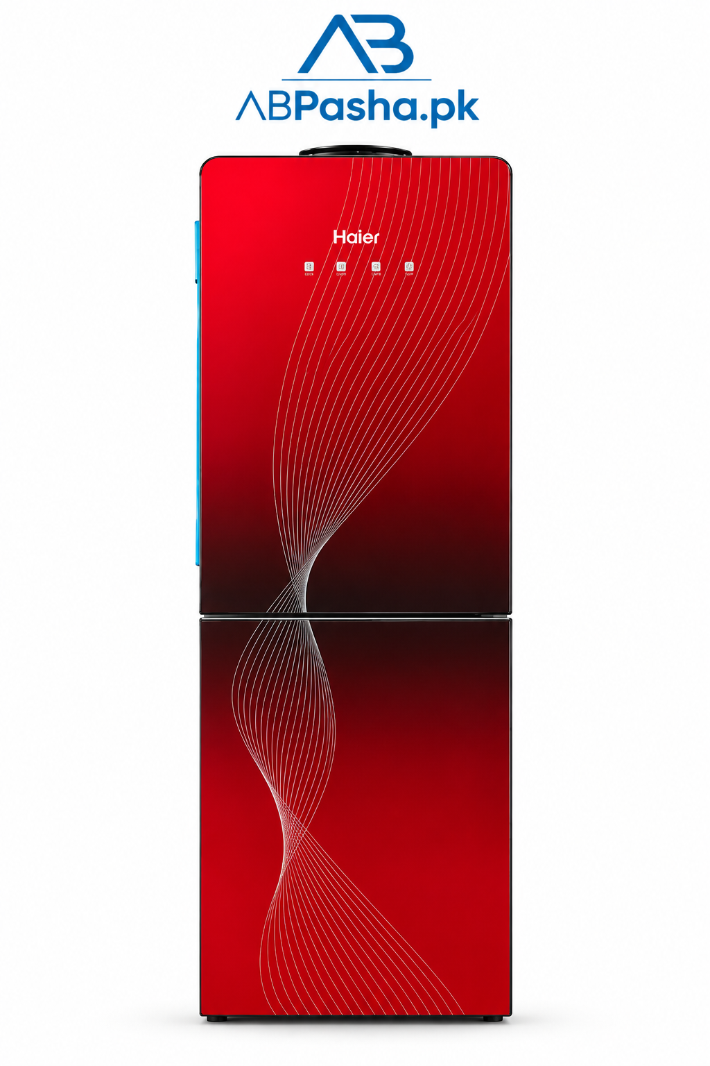 Haier Water Dispenser HDR TC2C1GR PK Hot & Cold 2 Tap with 22L Refrigerator