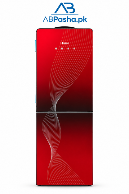 Haier Water Dispenser HDR TC2C1GR PK Hot & Cold 2 Tap with 22L Refrigerator