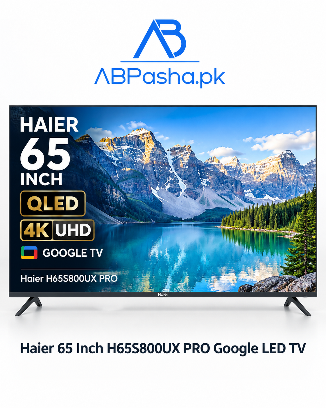 HAIER 65″ H65S80EUX QLED GOOGLE TV QLED