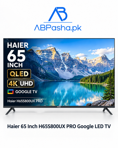 HAIER 65″ H65S80EUX QLED GOOGLE TV QLED