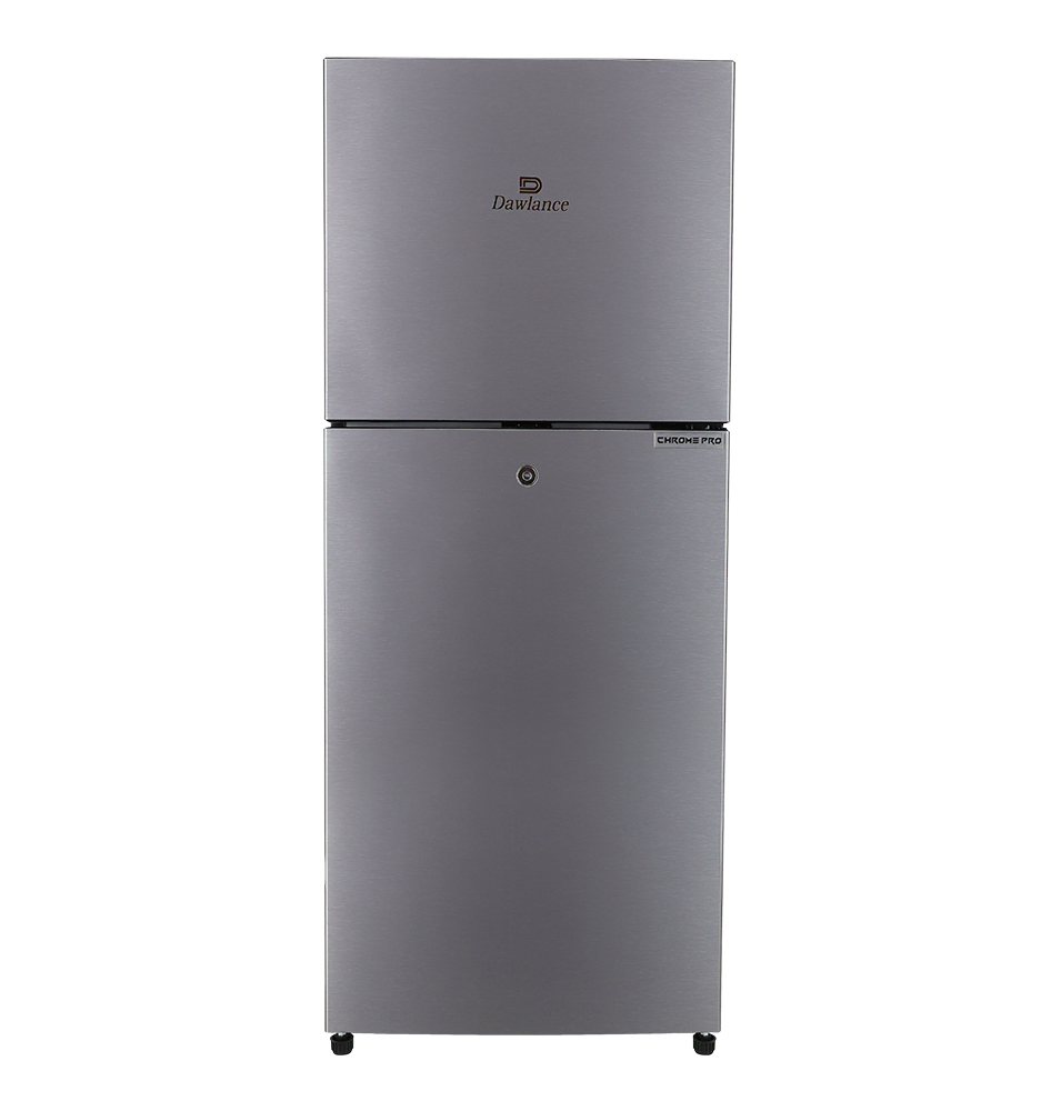 9169WB Chrome Pro Hairline Silver Double Door Refrigerator