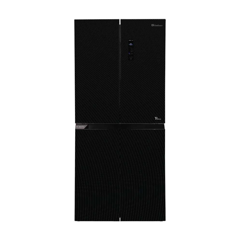 9178LF Acce Coral Red Double Door Refrigerator