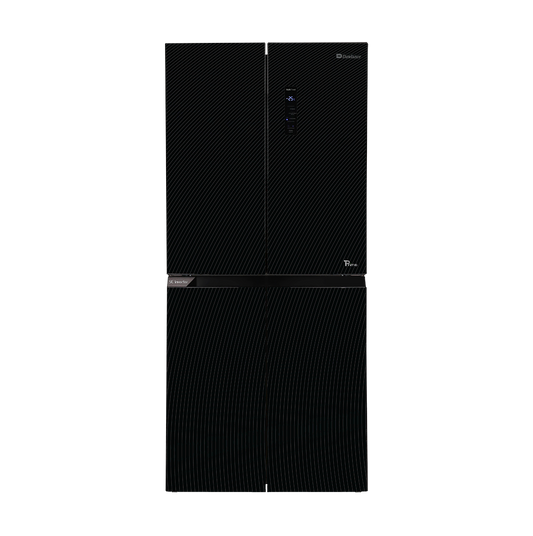 9178LF Acce Coral Red Double Door Refrigerator