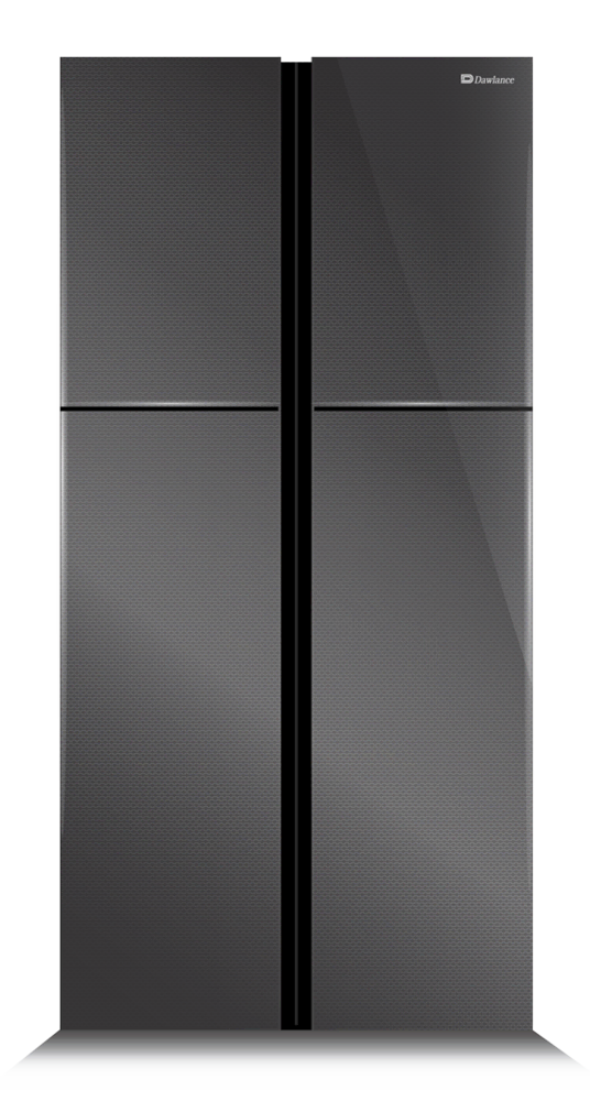 DFD 900 Glass Door Inv Black Honey Comb Multi Door Refrigerator