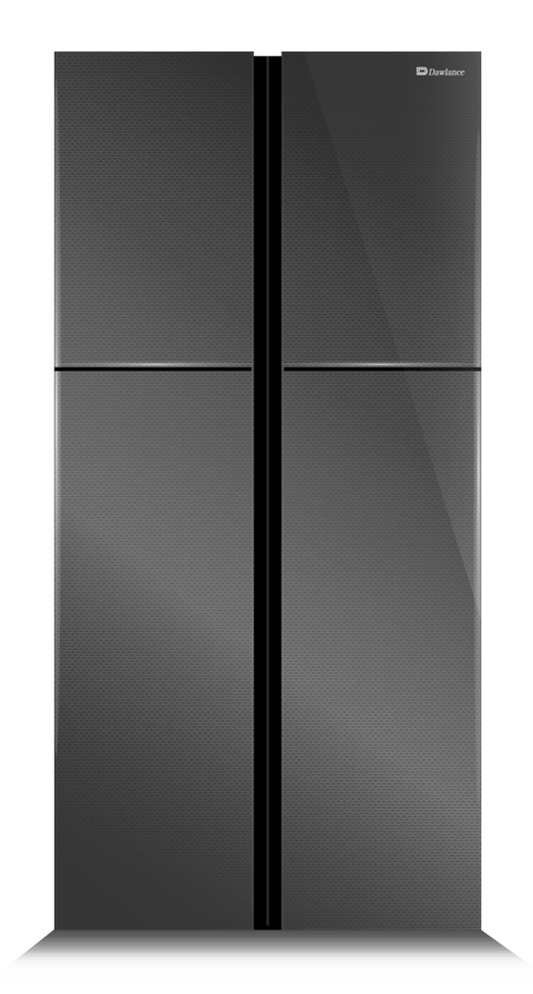 DFD 900 Glass Door Inv Black Honey Comb Multi Door Refrigerator
