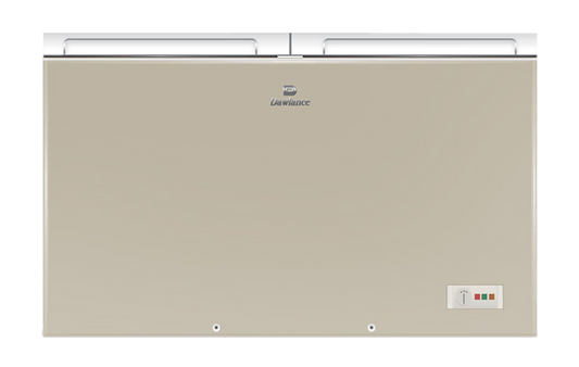91998 Signature Inverter Glass Door Champagne Twin Door Freezer