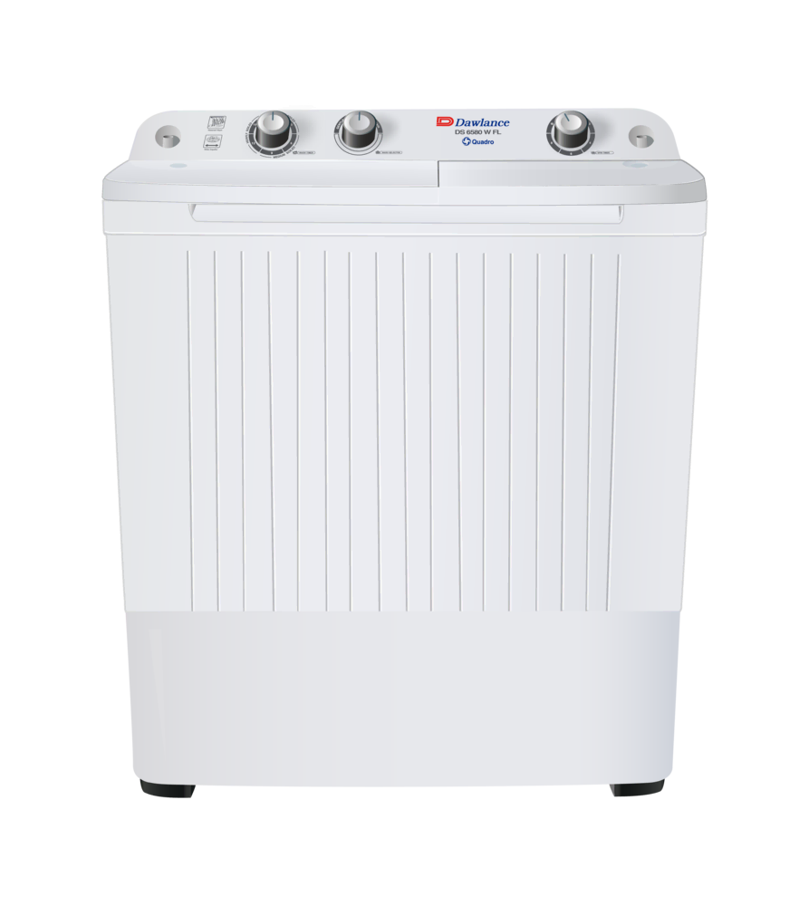 DW 6580 White Twin Tub Washing Machine