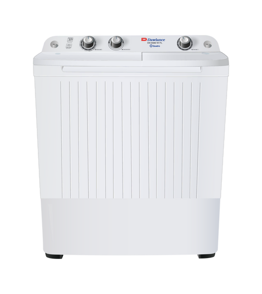 DW 6580 White Twin Tub Washing Machine