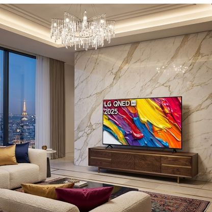 75 inch LG QNED evo AI TV QNED82 HDR10 4K UHD (2025)