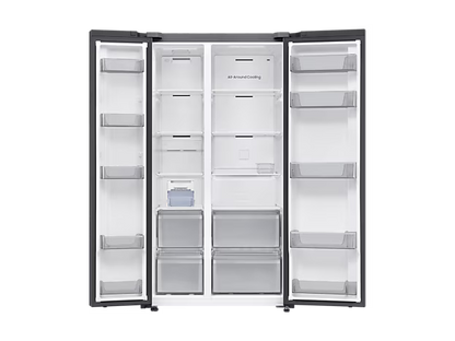 Side-by-Side Refrigerator Twist Ice Maker 655L