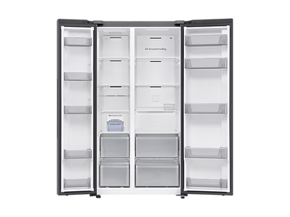 Side-by-Side Refrigerator Twist Ice Maker 655L